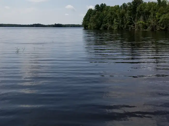 Moose Lake Boat Landing View