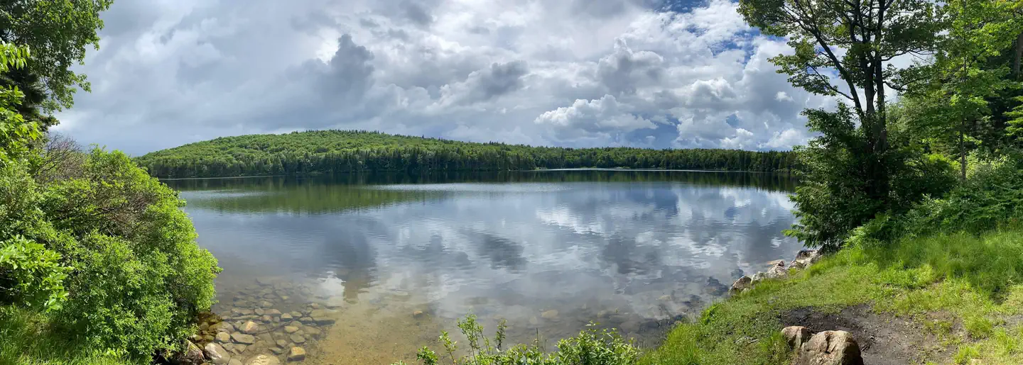 Grout Pond view from campsite