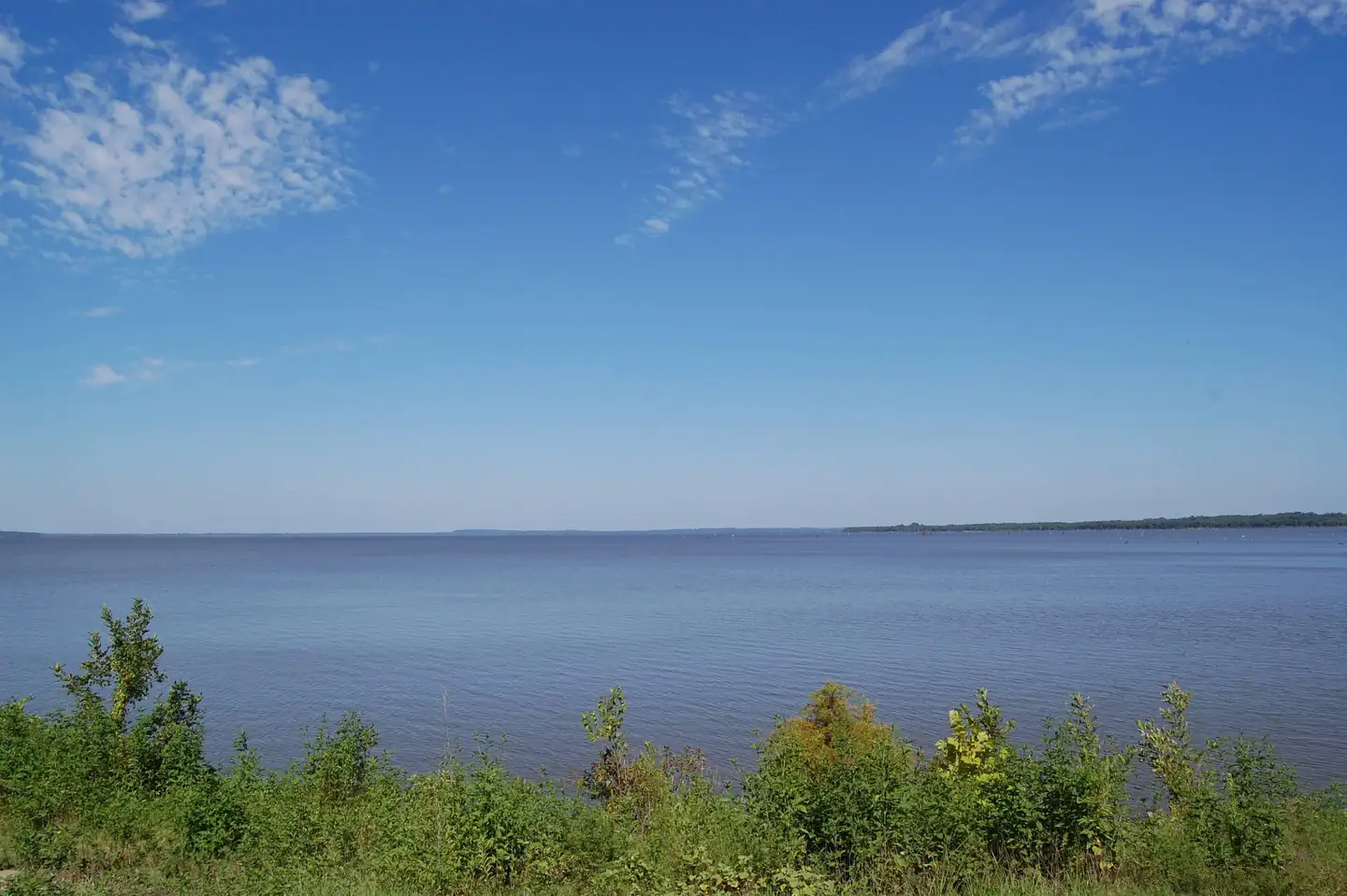 Lakefront view