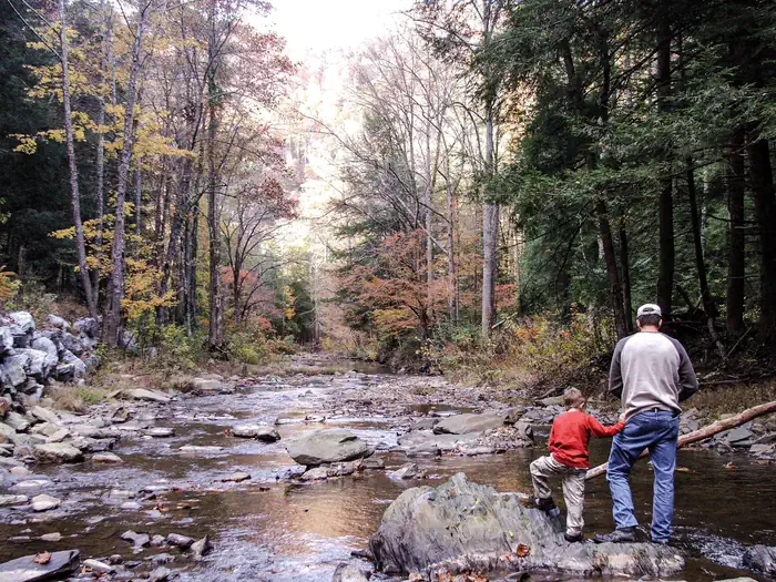 Fishing on Paint Creek