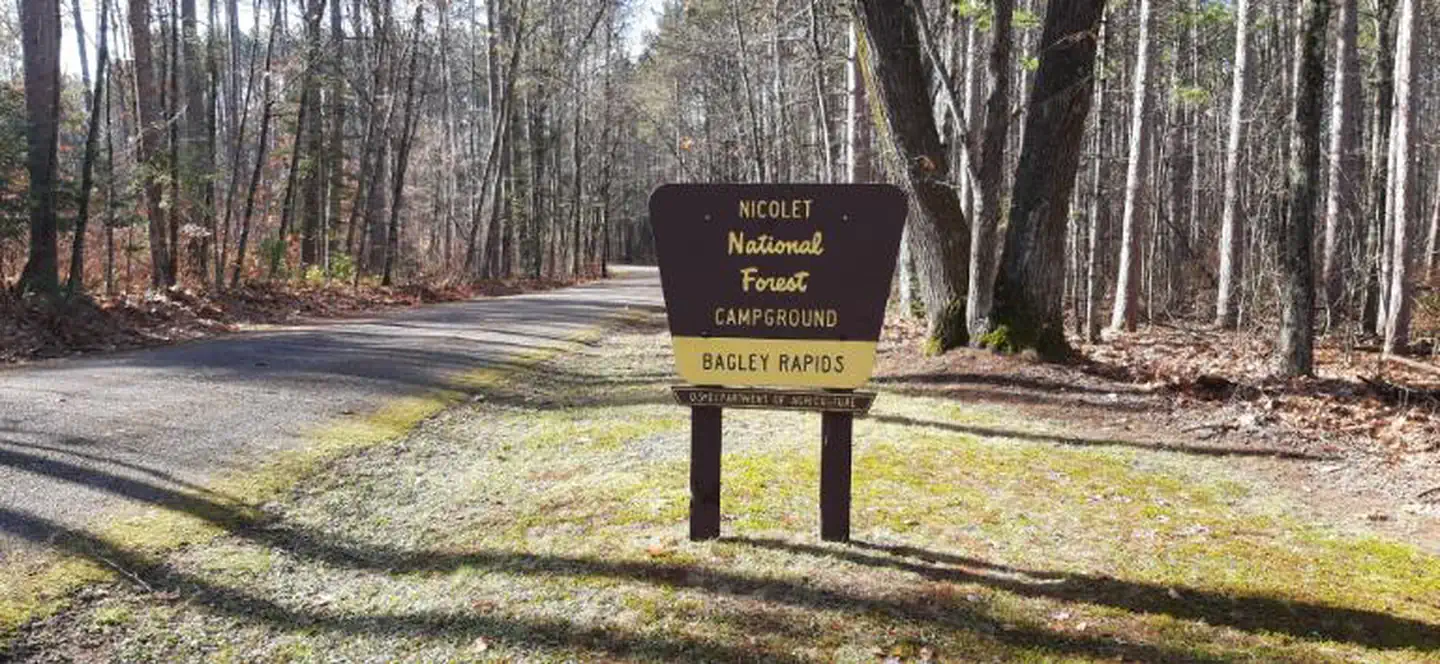 A photo of facility Bagley Rapids Campground