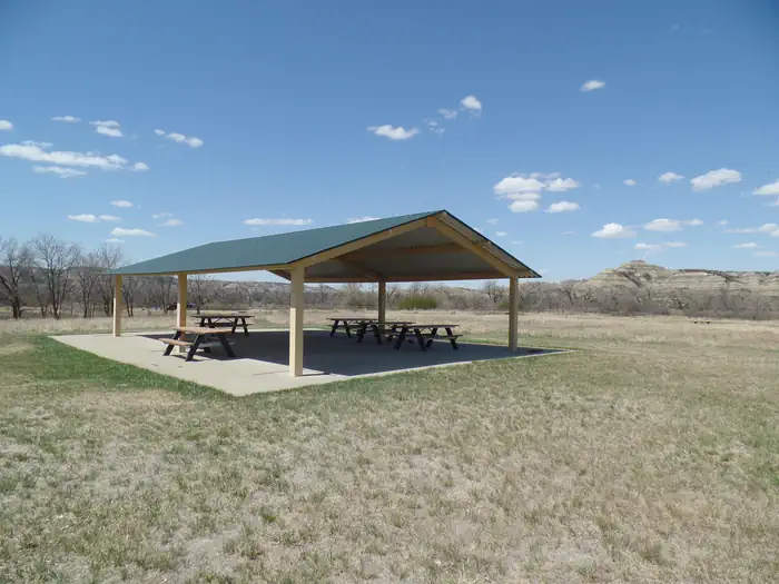 Pavilion view to West