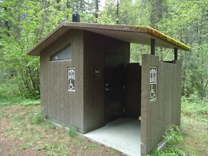 Trout Creek Campground Vault Toilet 1 of 3
