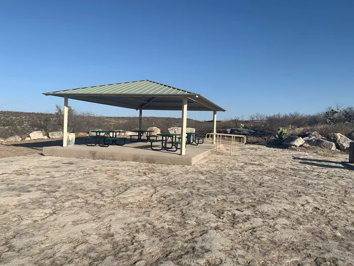 Picnic Shelter at Rock Quarry Group Campground