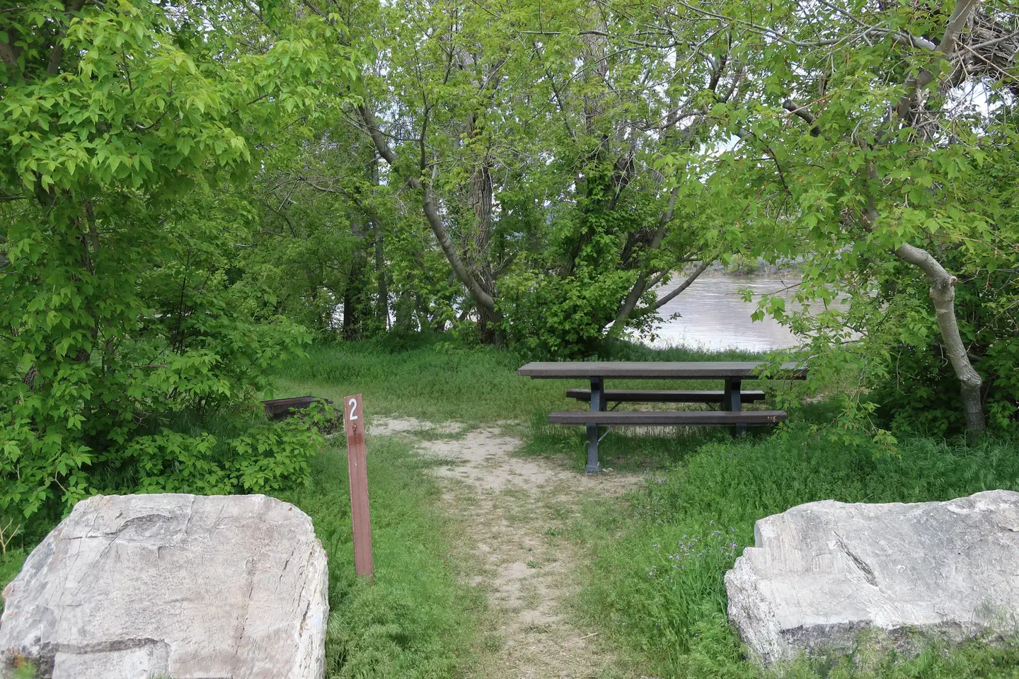 Campsite 2 Rainbow Park campground