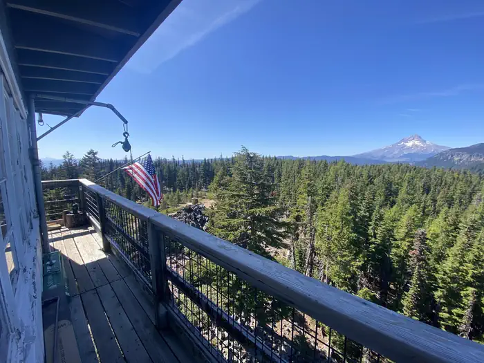 View from top of Flag Point lookout.