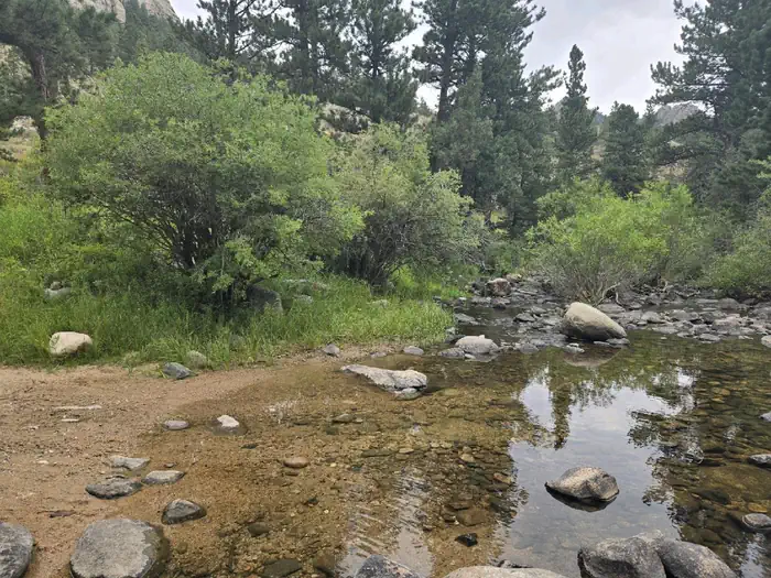 LaBonte Creek at trail crossing