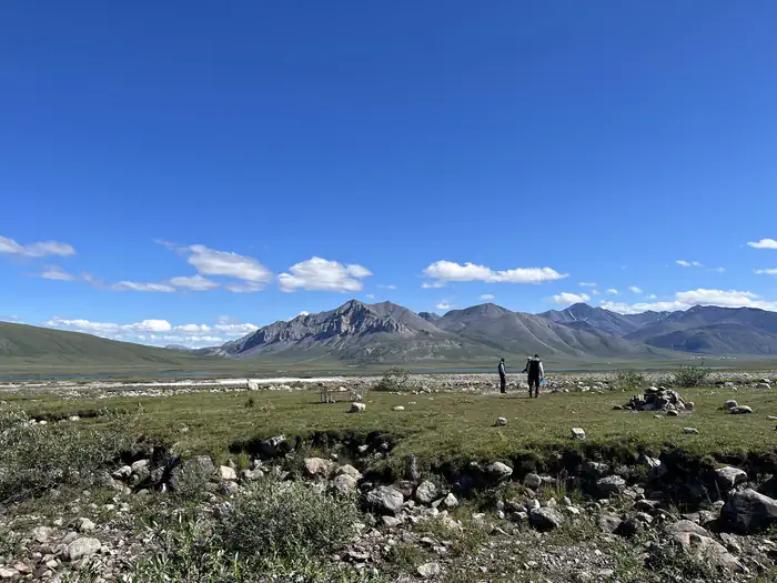 Panorama view from Galbraith Lake Campground