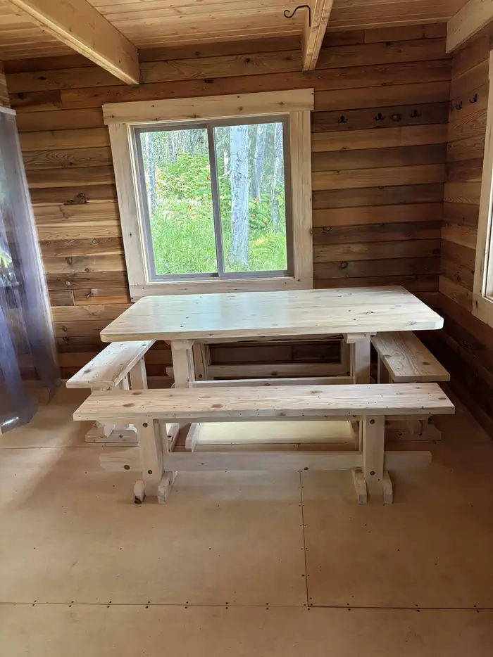 Interior table.