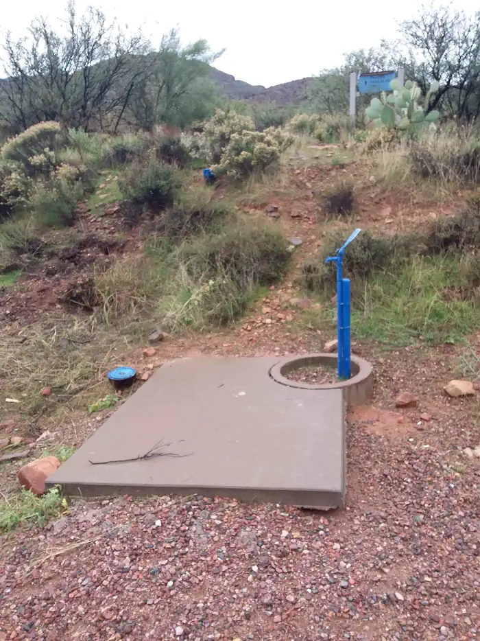 Frazier Campsite water pump