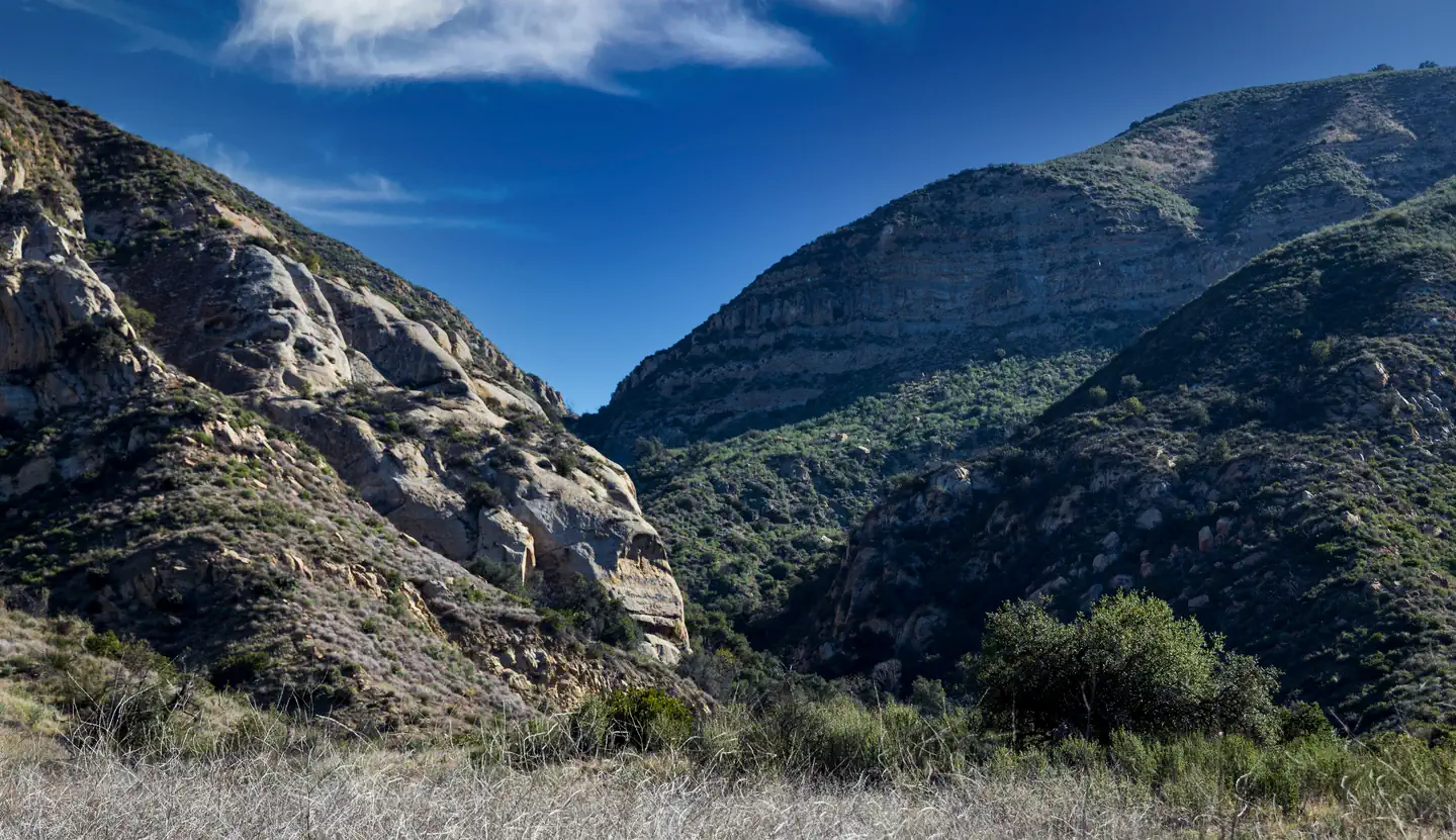 Upper Oso road Into campground