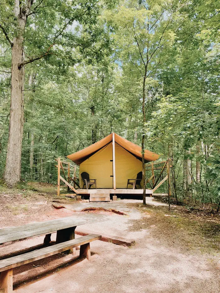 Lake Powhatan Glamping Sites
