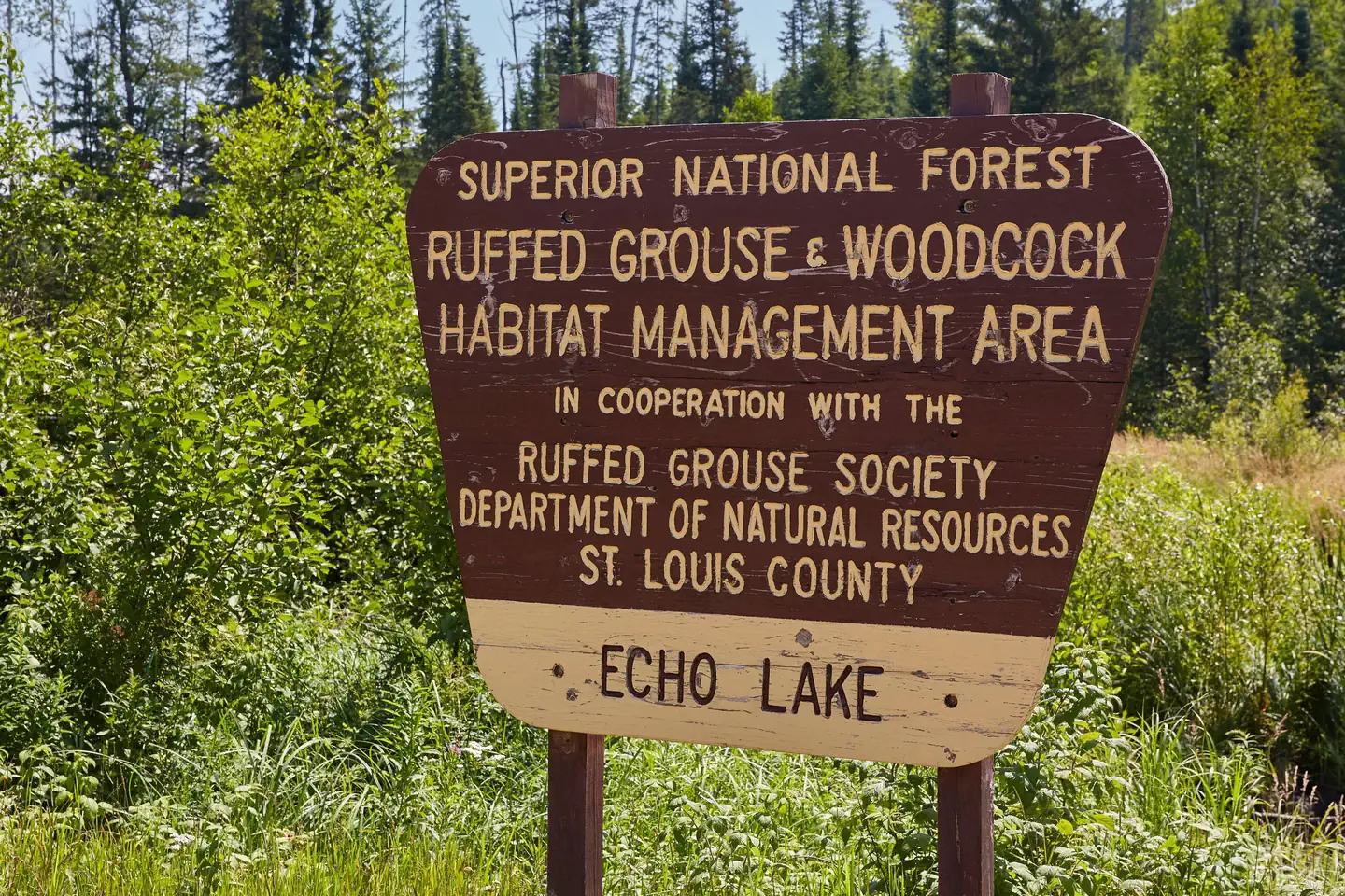 Habitat Area Sign