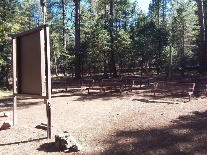 Campground amphitheater.