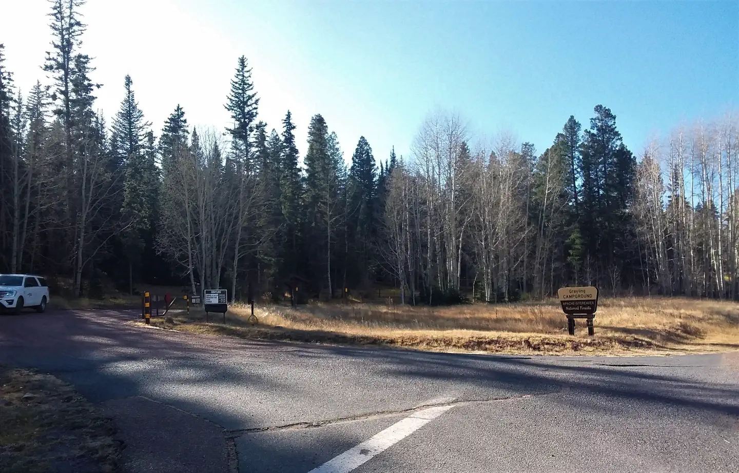 Grayling Campground Entrance and Sign