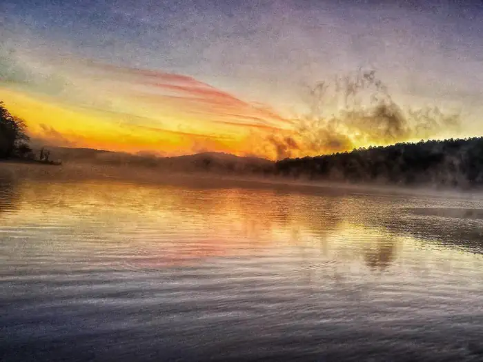 Sunrise on Dierks Lake