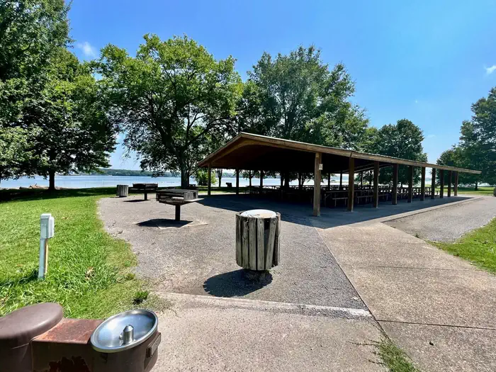 Alternate View of Old Hickory Beach Picnic Shelter to Include Available Amenities