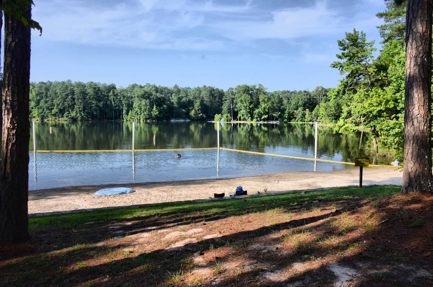 Payne Campground swimming beach.