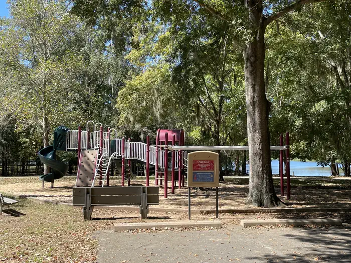 A photo of facility PRAIRIE CREEK. Beaver Point playground.
