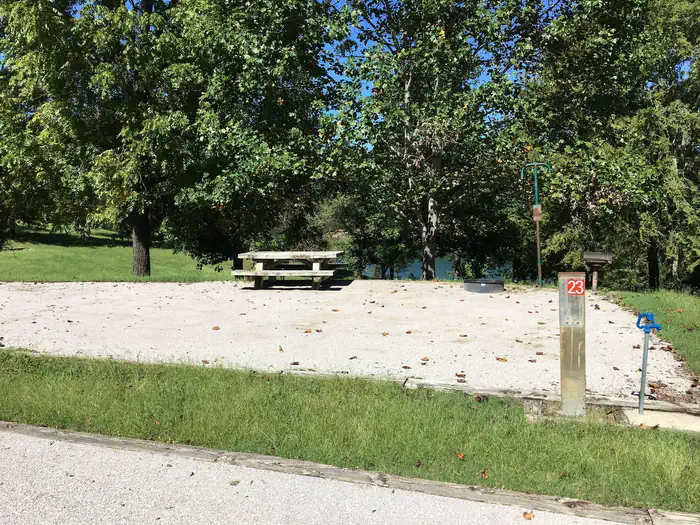 WILLOW GROVE CAMPGROUND SITE VIEW