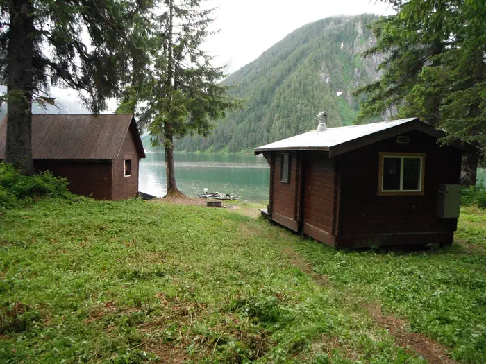 View from outhouse