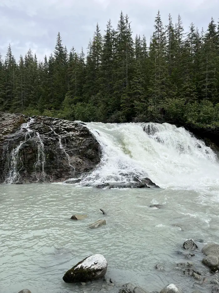 Waterfall Near Cabin
