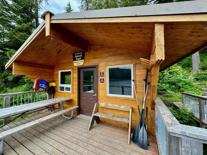 Windfall Lake Cabin Front