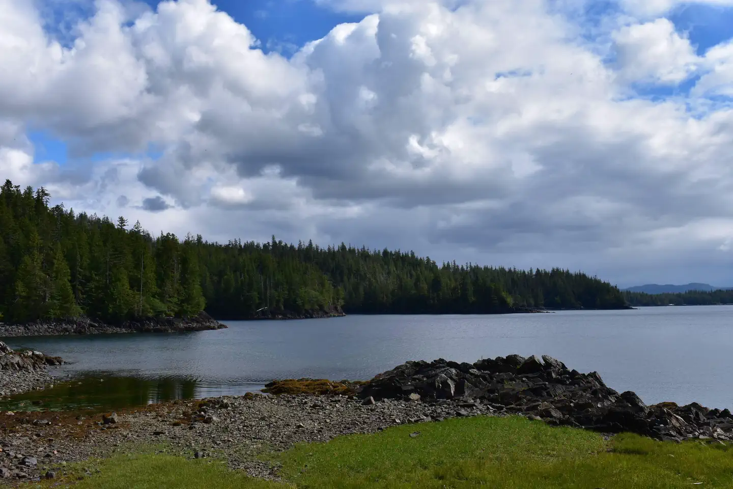 Alava Bay from cabin