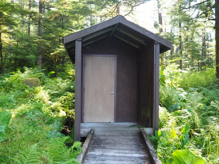 Outhouse at Virginia Lake cabin