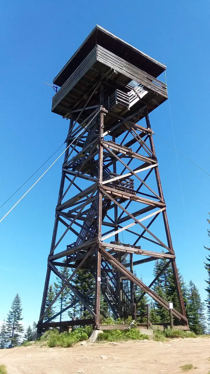 View of Lookout Butte from below.