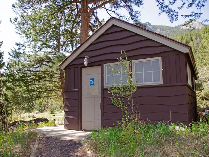 Restroom Building in Aspenglen Campground