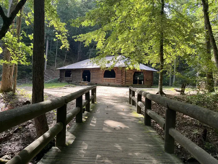 CAVE MOUNTAIN LAKE GROUP PICNIC SHELTER