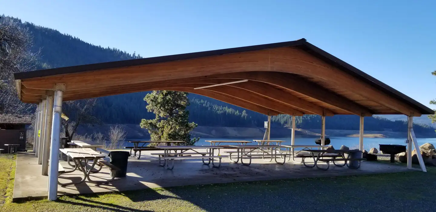 Group Shelter at Dent Group Camp