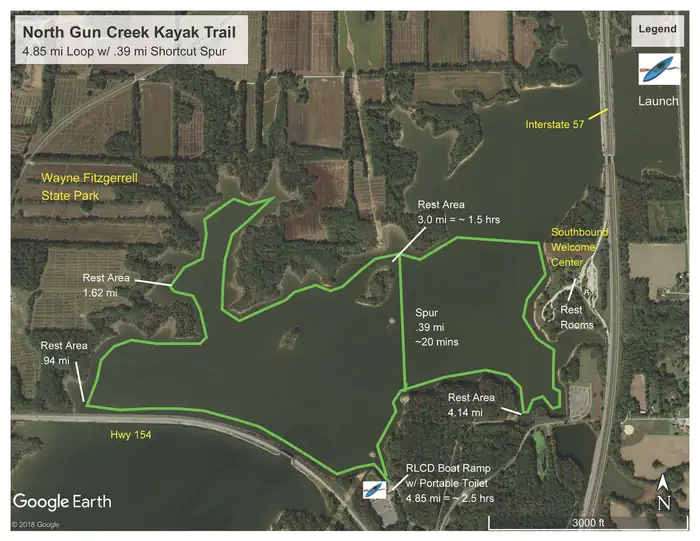 North Gun Creek Kayak Trail