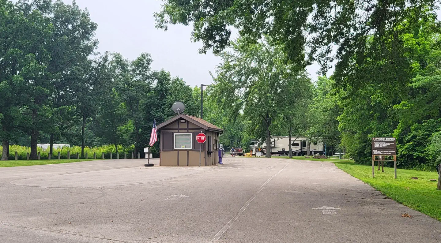 Lone Point Campground Entrance 2025