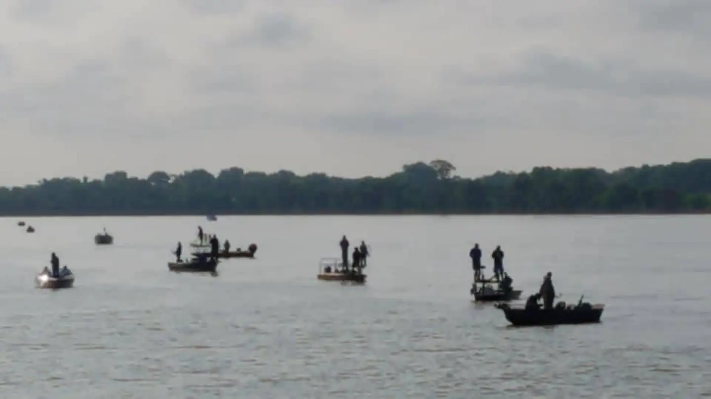 Fishing hotspot below Gavins Point Dam