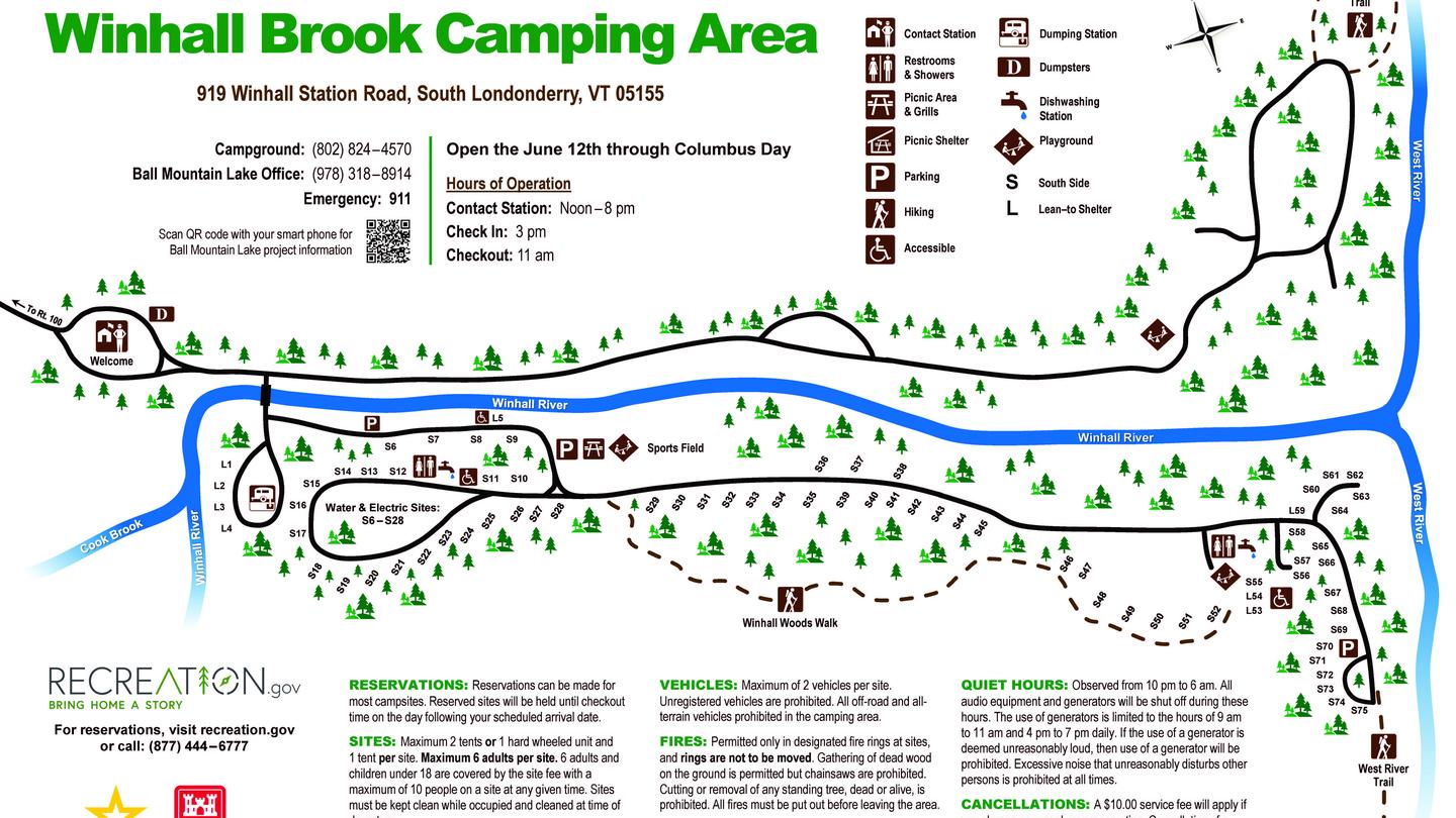Winhall Brook Camping Area
