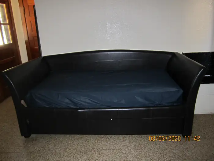 A couch bed.