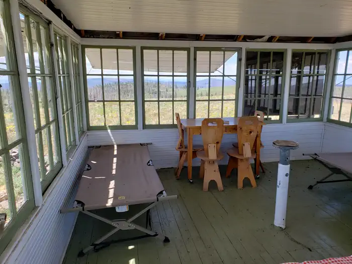 Bald Butte Lookout Interior 1