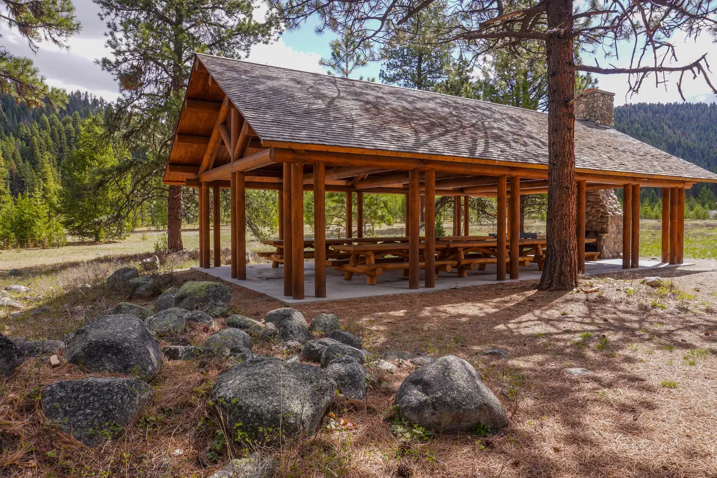 East Fork Pavillion Side View