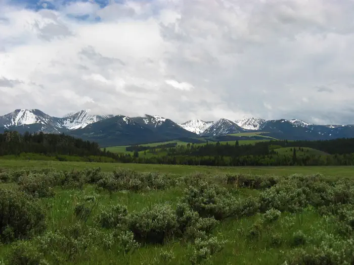View on the way to Ibex Cabin