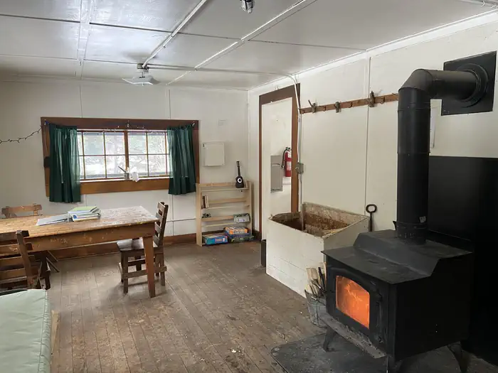 Living Room at West Boulder Cabin