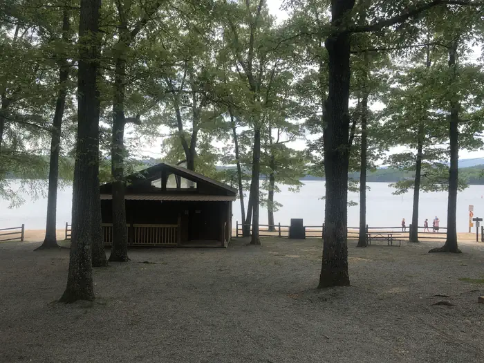 Boat rental and retail area