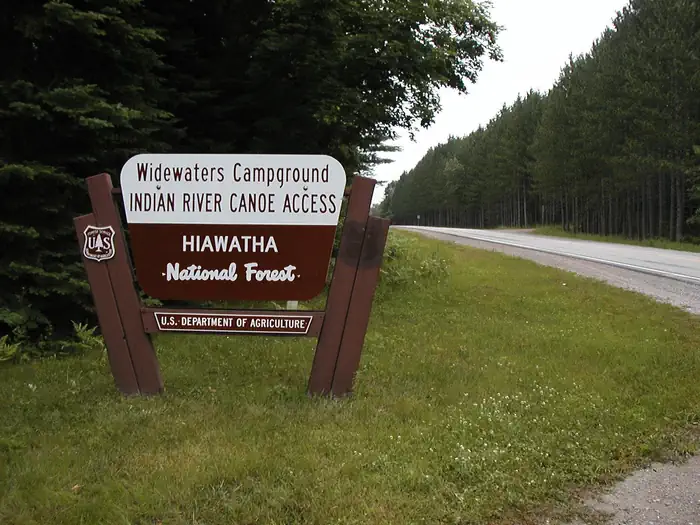 Widewaters Campground - Signage