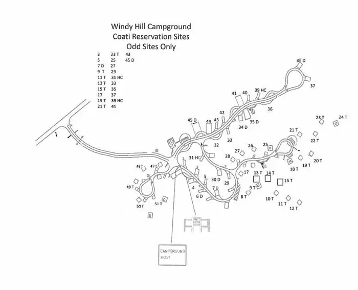 Coati Loop Map