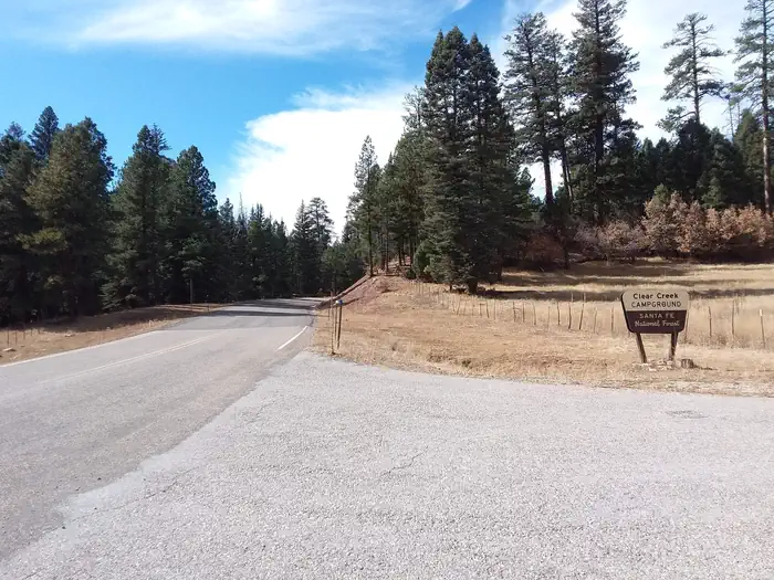 Campground entrance.