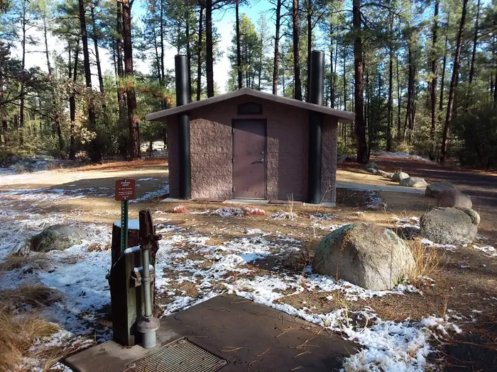 White Spar Campground Restroom and Water Spigot