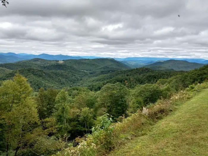 View from Three Knobs Overlook