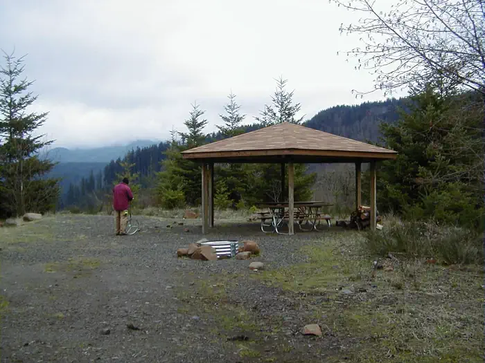 Upper picnic shelter