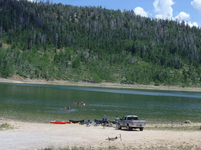 Enjoying the lake!